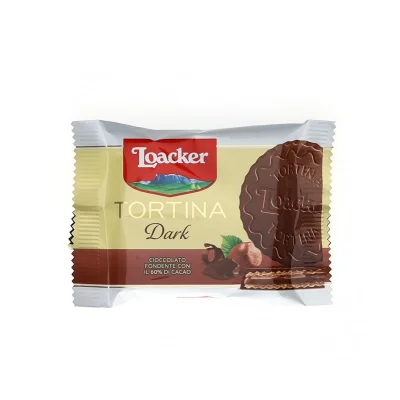 Loacker Gran Pasticceria Tortina 21gr Dark 60%