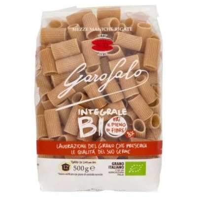 Garofalo Integrale Biologica Mezze Maniche Rigate N°5-32 Gr.500