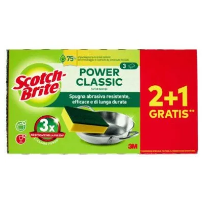 Scotch Brite Spugna Fibra Extrime X2+1