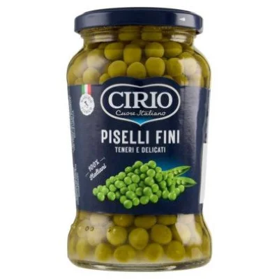 Cirio i Piselli Fini in Vetro Gr.370
