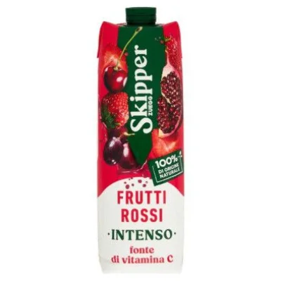Zuegg Skipper Succo Frutti Rossi Intenso Lt.1