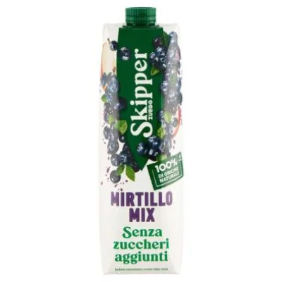 Zuegg Skipper Succo Mirtillo Mix senza Zuccheri Aggiunti Lt.1