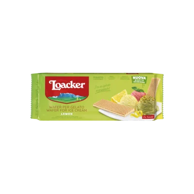 Loacker Wafer Thins 150gr Lemon Ice Cream