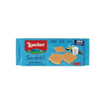 Loacker Sandwich 75gr Milk & Vanilla