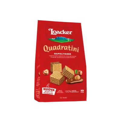 Loacker Quadratini 125gr Napolitaner