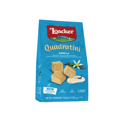 Loacker Quadratini 125gr Vanilla