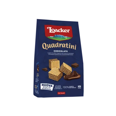 Loacker Quadratini 125gr Chocolate