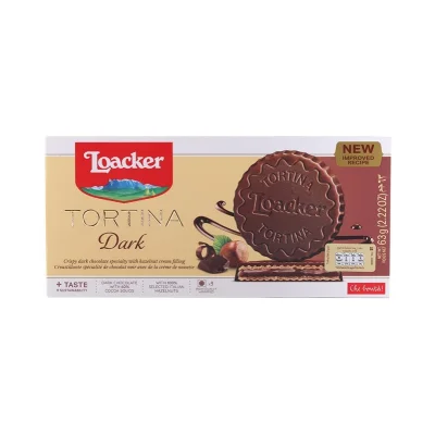 Loacker Gran Pasticceria Tortina 21gr x3 Dark