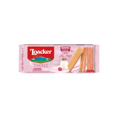 Loacker Wafer Thins 150gr Raspberry Yogurt