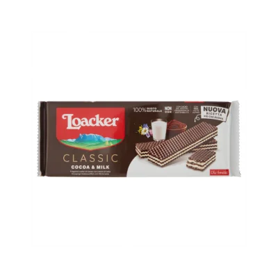 Loacker Wafer Classic 175gr Cocoa e Milk