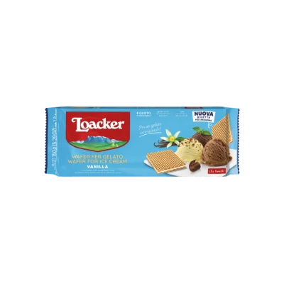 Loacker Wafer Thins 150gr Vanilla Ice Cream