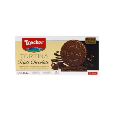 Loacker Gran Pasticceria Tortina 21gr x3 Triple Dark