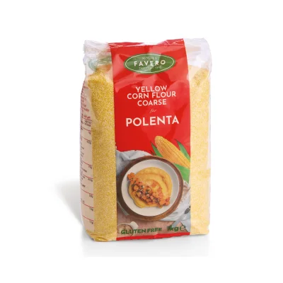 Molino Favero Corn Flour 1kg Yellow Polenta Bramata