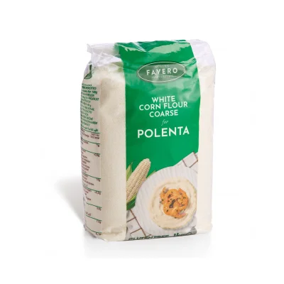 Molino Favero Corn Flour 1kg White Polenta Bramata