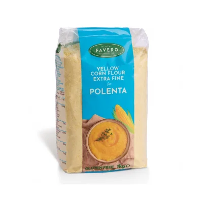 Molino Favero Corn Flour 1kg Extrafine Yellow Fioretto Polenta