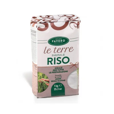 Molino Favero Rice Flour 1kg Le Terre
