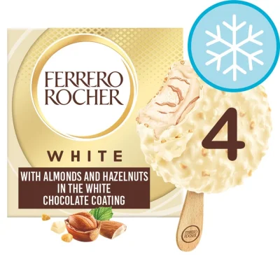 Ferrero Rocher Ice Cream White 4 Pieces 280ml