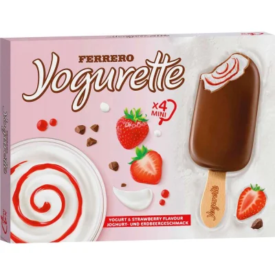 Ferrero Yogurette Ice Cream Stick 4-Pack