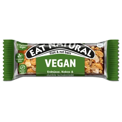 Eat Natural Vegan Peanut, Coconut & Dark Chocolate 40g