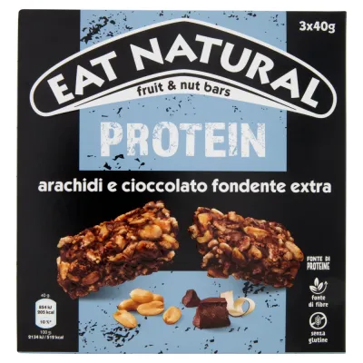 Eat Natural Protein Peanut & Dark Chocolate 3x40g