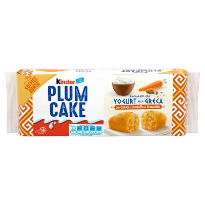 Kinder Plumcake Carrot and Almond 198g