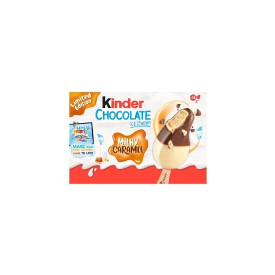 Kinder Schokolade Ice Cream Stick Caramel 4 pk