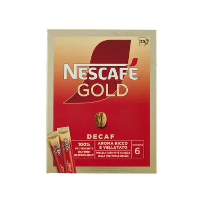 Nescafè Coffee Gold (20x1,7gr) Stick 34gr Decaffeinated