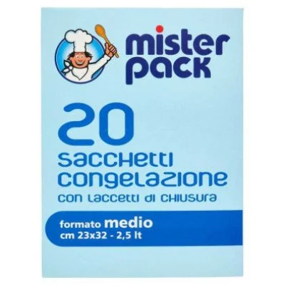 Mister Pack Sacchetti Freezer Pz.20