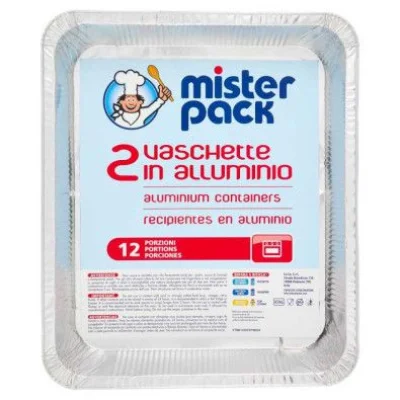 Mister Pack Contenitori Alluminio 12 Porzioni