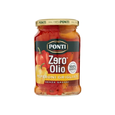 Ponti "Zero Olio" 290g Grilled Peppers