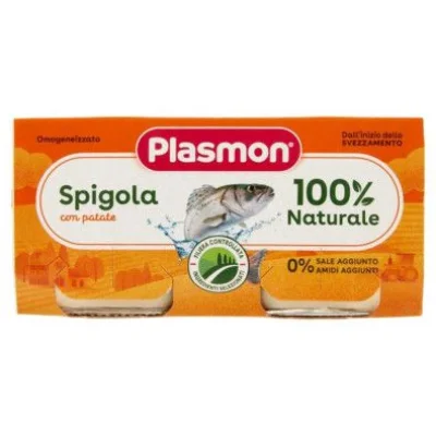 Plasmon Omogeneizzato Spigola Branzino Gr.80X2