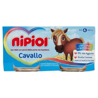 Nipiol Omogeneizzato Carne Cavallo Gr.80X2