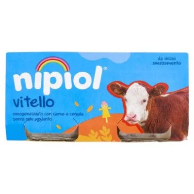 Nipiol Omogeneizzato Carne Vitello Gr.80X2