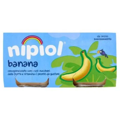 Nipiol Omogeneizzato Frutta Banana e Mela Gr.80X2