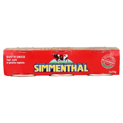 simmenthal carne lessata in gelatina - 3 x 70 gr