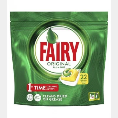 FAIRY DISHWASHER TABLETS LEMON 22T X 5