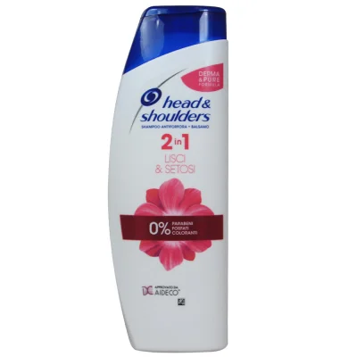 H&S shampoo 360 ml. Anti-dandruff 2 in 1 silky smooth.