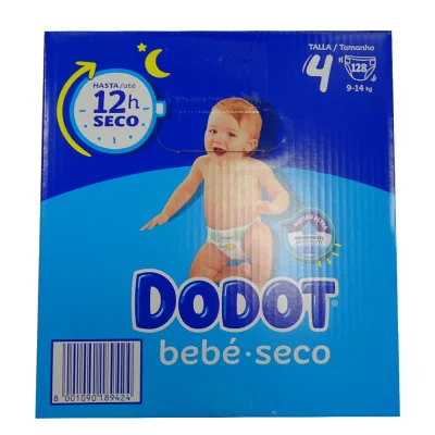 Dodot pants 128 u. 9-14 kg. Size 4. Bebé seco.