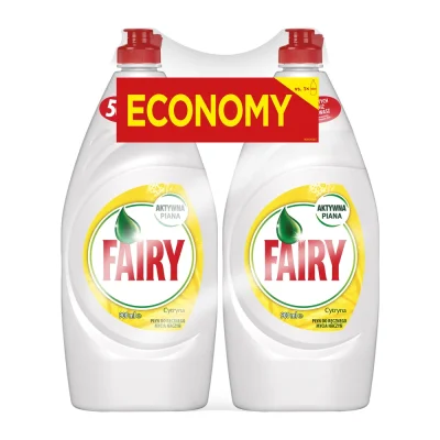 Fairy Dishwashing Liquid 900mlx2 Lemon