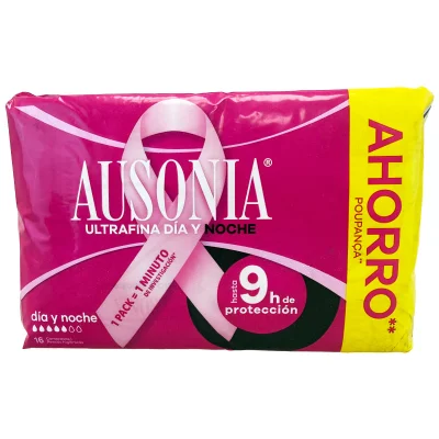 Ausonia sanitary 16 u. Ultrafine with wings night.