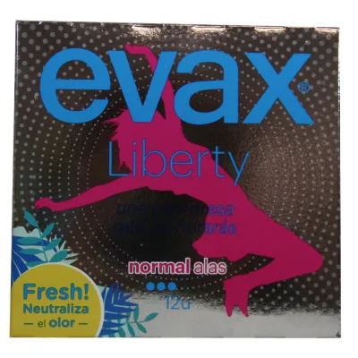 Evax sanitary 12 u. Liberty with wings normal.