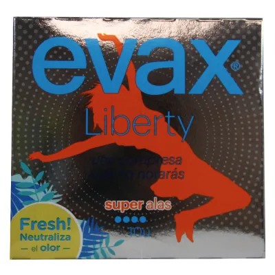 Evax sanitary 10 u. Liberty super with wings.