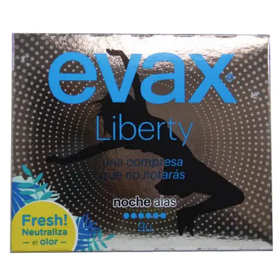 Evax sanitary 9 u. Liberty super with wings night.