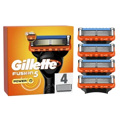 Gillette Fusion5 Power Razor Blades 4-Pack