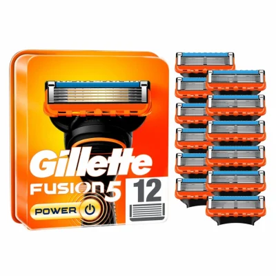 Gillette Fusion5 Power Razor Blades 12-Pack