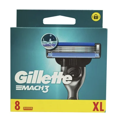 Gillette Mach 3 blades 8 u. XL.