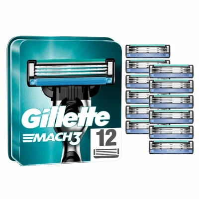 Gillette Mach3 Razor Blades 12-Pack
