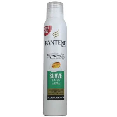 Pantene foam conditioner 180 ml. Soft & smooth.