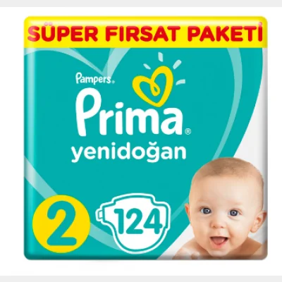 Prima Super Deal Diapers No 2 124 pcs