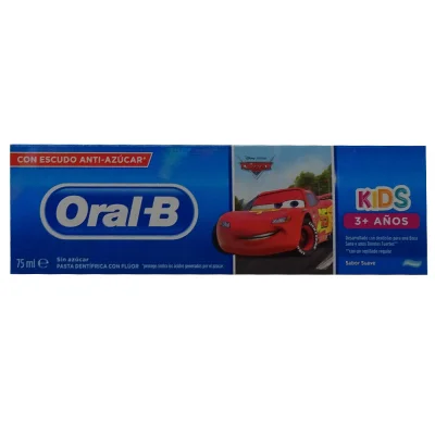 Oral B toothpaste 75 ml. Kids flavor soft Cars